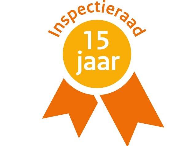 zegel van 15 jaar Inspectieraad