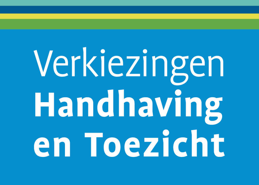 Logo verkiezingen handhaving en toezicht